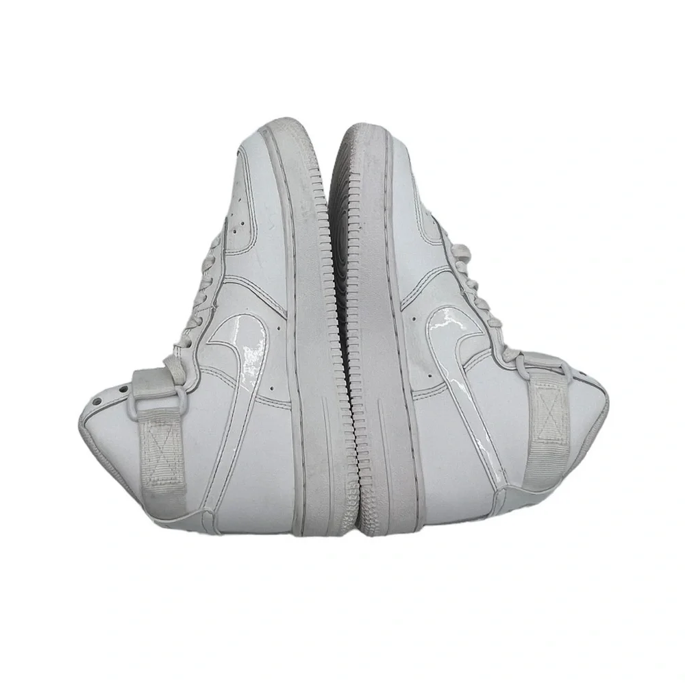 Nike White Air Force 1 LE High Top Sneakers Size 5 Youth